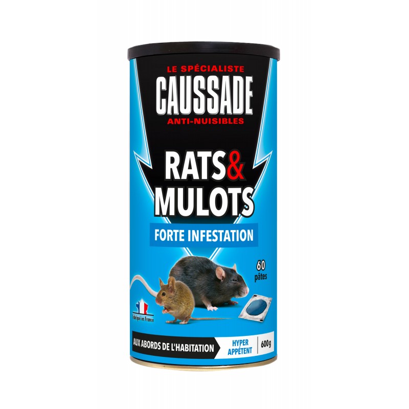 Appat pour rat et souris spécial forte infestation pour intérieur