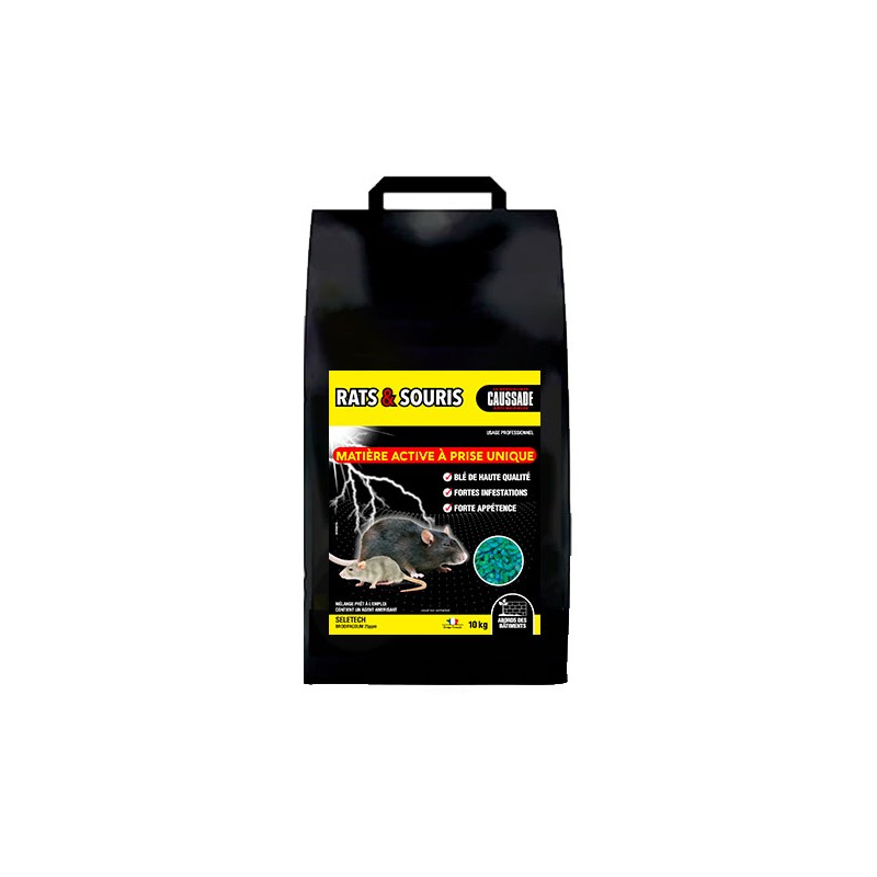 BLÉ RATICIDE - SOURICIDE PROFESSIONNEL (150g) - FRAP GRAIN'TECH - L'expert  des nuisibles - Artech Services