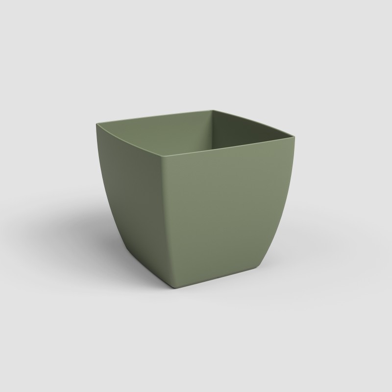 Poterie de jardin pot 14 cm vert sec