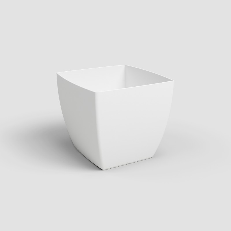 Poterie de jardin pot blanc de 20 cm