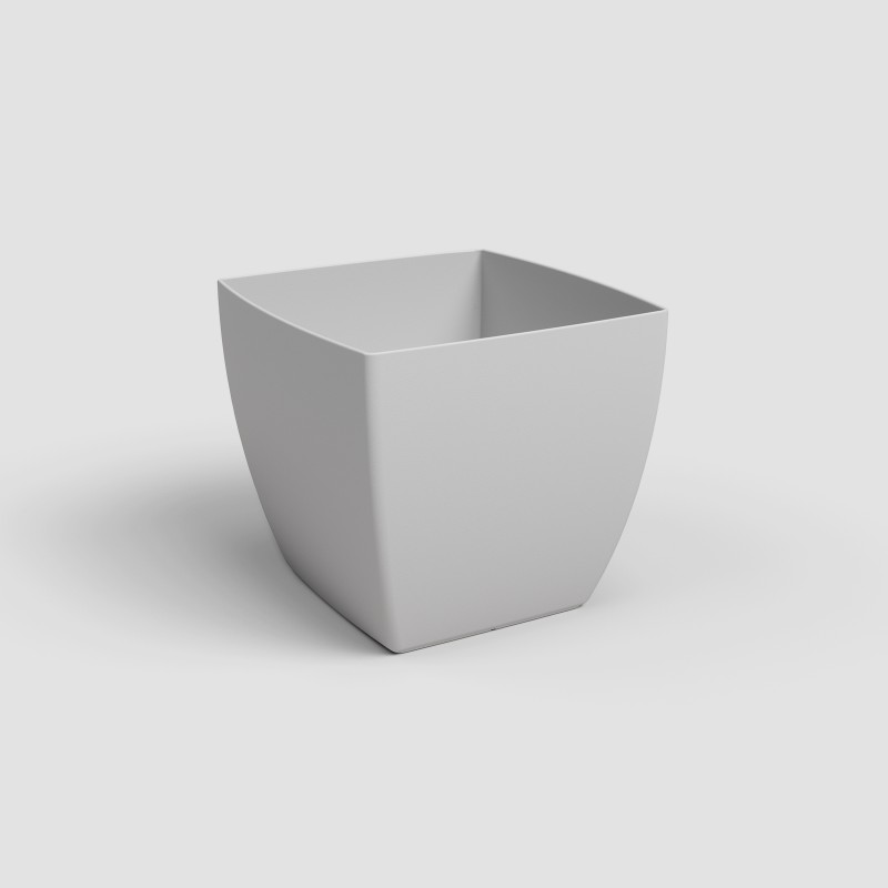 Poterie de jardin | Pot mate gris clair de 20 cm | Sopravit