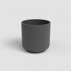 CACHE-POT LUNA 12CM ANTHRACITE