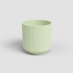 CACHE-POT LUNA 14CM VERT CLAIR