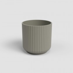 CACHE-POT LUNA 25CM TAUPE