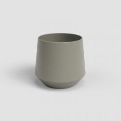 CACHE-POT AURORA 14CM TAUPE