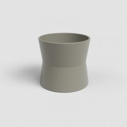 CACHE-POT DIANA 20CM TAUPE