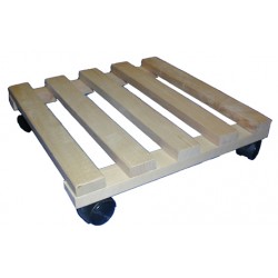 PORTE PLANTE A ROULETTES EN...